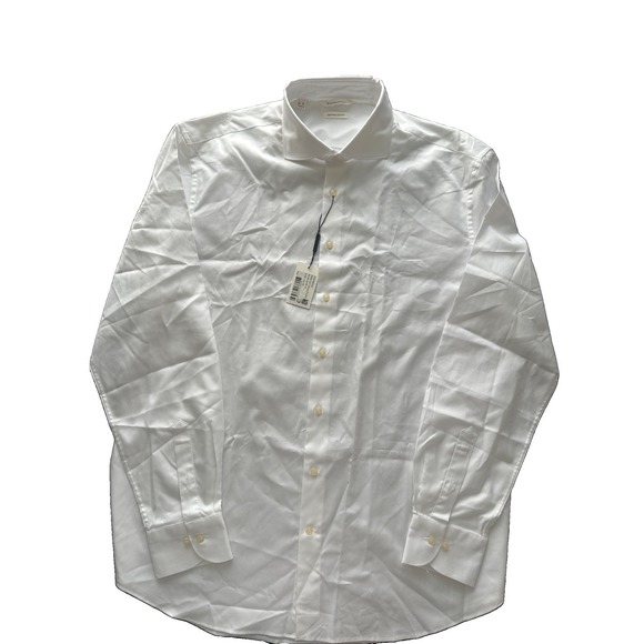 Suitsupply Other - Suitsupply Tailored Fit Dress Shirt White Classic Egyptian Cotton Luxury 46-18